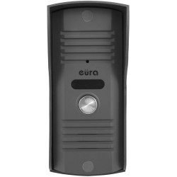 DOMOFON ''EURA'' ADP-51A3 ''DIFESA'' - 1-rodzinny, 2 unifony, interkom, grafit
