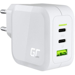 ŁADOWARKA SIECIOWA Green Cell POWERGAN 65W 2xUSB-C 1xUSB-A CHARGC08W