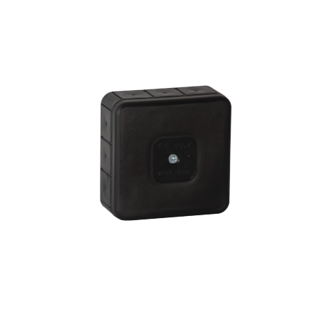 Puszka natynkowa pusta 12 wlotów VIPLAST VP-31 CZARNA IP55 85x85x37mm 031-05