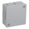 Puszka natynkowa pusta 6 wlotów VIPLAST VP-22 SZARA IP55 86x86x40mm 022-03