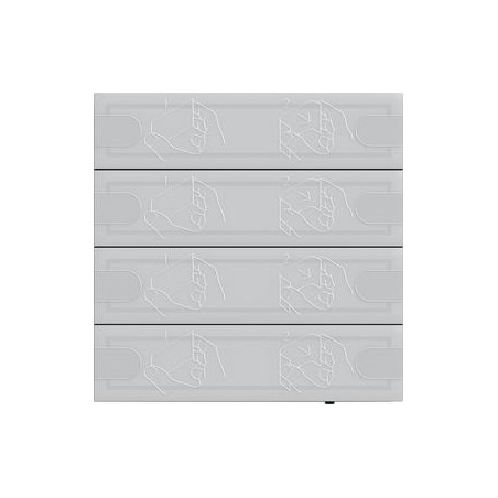 GIRA czujnik przyciskowy 4 Komfort 4x KNX TS4 antracytowy 5004028