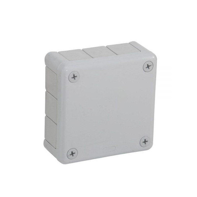 Puszka natynkowa pusta 12 wlotów VIPLAST VP-41 SZARA IP55 98x98x42mm 041-03