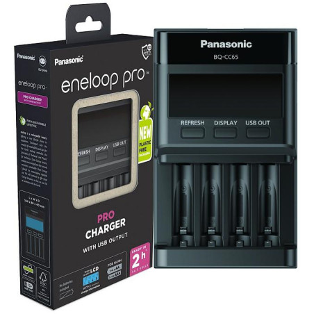 Ładowarka do akumulatorków Ni-MH Panasonic Eneloop BQ-CC65 EKO