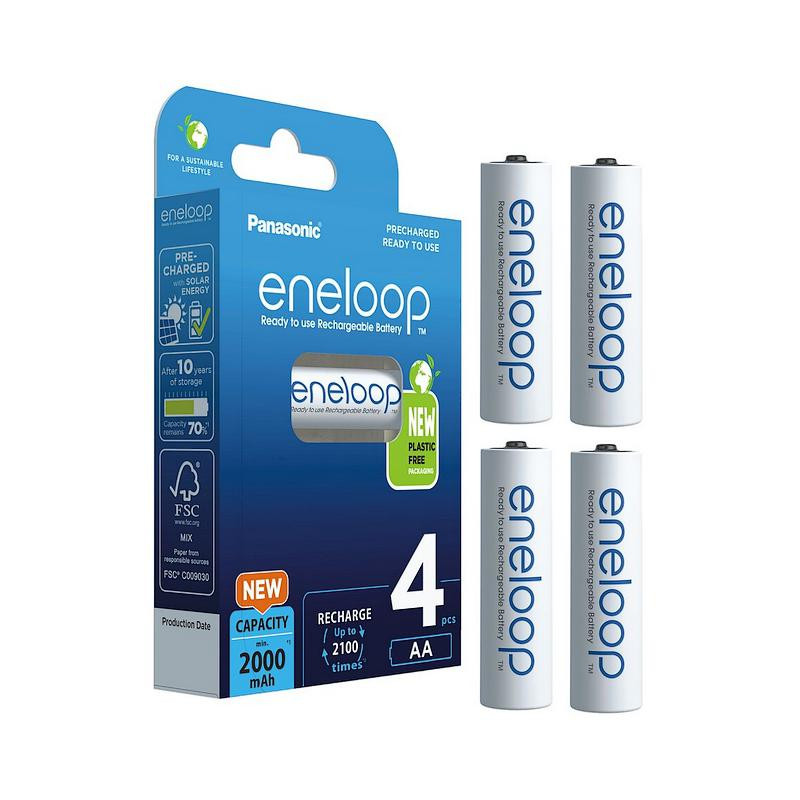 Akumulatorki AA / R6 Panasonic Eneloop 2000mAh BK-3MCDE/4BE (blister 4 szt.)