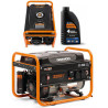 ZESTAW AGREGAT PRĄDOTWÓRCZY DAEWOO GDA 3500 3.2kW + GENERATOR OIL SAE 10W-30 DWO 600