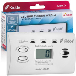 Czujnik czadu z wyświetlaczem Kidde K7DCO