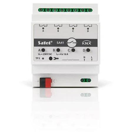 SATEL KNX 4-kanałowy aktor przełączający KNX-SA41