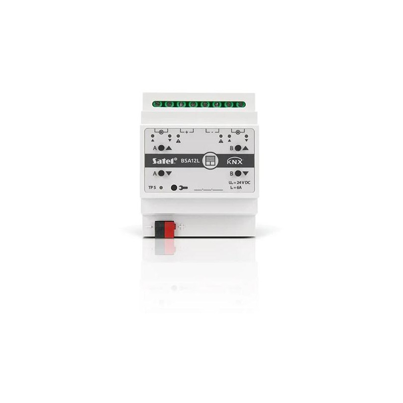 SATEL KNX 2-kanałowy aktor żaluzjowy 24V DC KNX-BSA12L