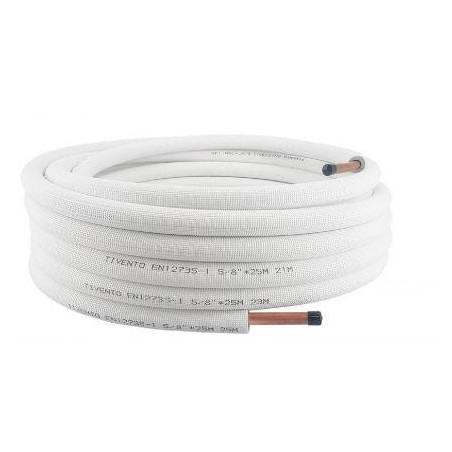 Rura Miedziana w otulinie 1/4 krąg 25 m Tivento Flex