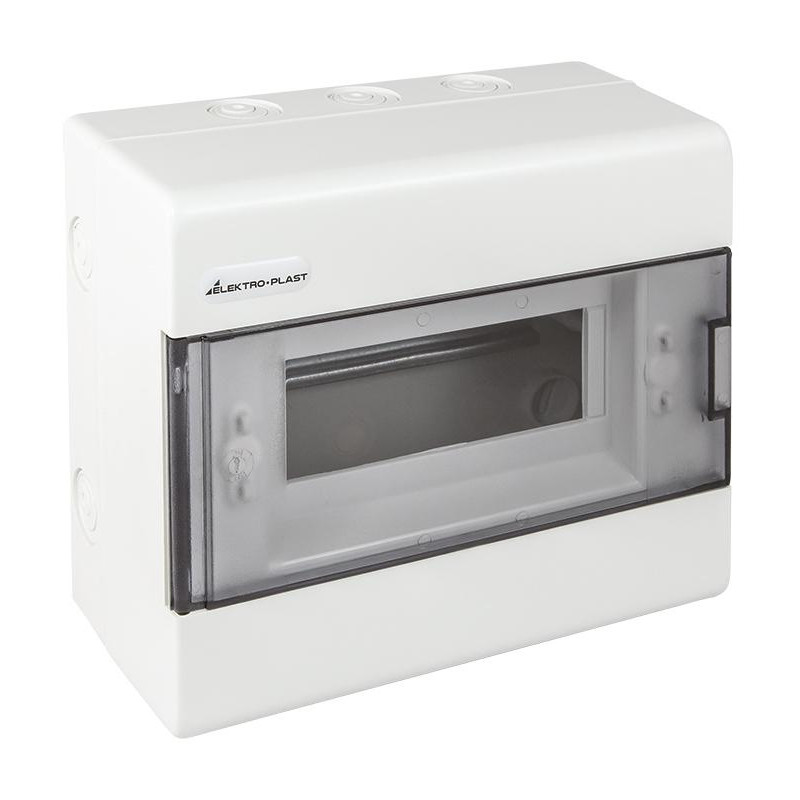 Rozdzielnica modułowa 1x8 natynkowa (N+PE) IP40 SRn-8
