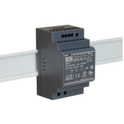 ZASILACZ IMPULSOWY NA SZYNĘ DIN MEAN WELL HDR-60-24 24V/60W/2.5A