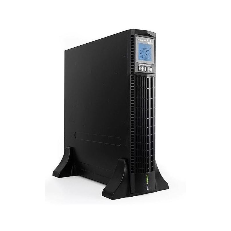 UPS ZASILACZ AWARYJNY Green Cell 2000VA 1800W RACK RTII Z WYŚWIETLACZEM LCD UPS14