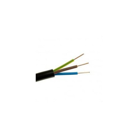 Przewód elektryczny ziemny drut YKY 0,6/1kV 3x2,5mm2 CZARNY ELEKTROKABEL 100m
