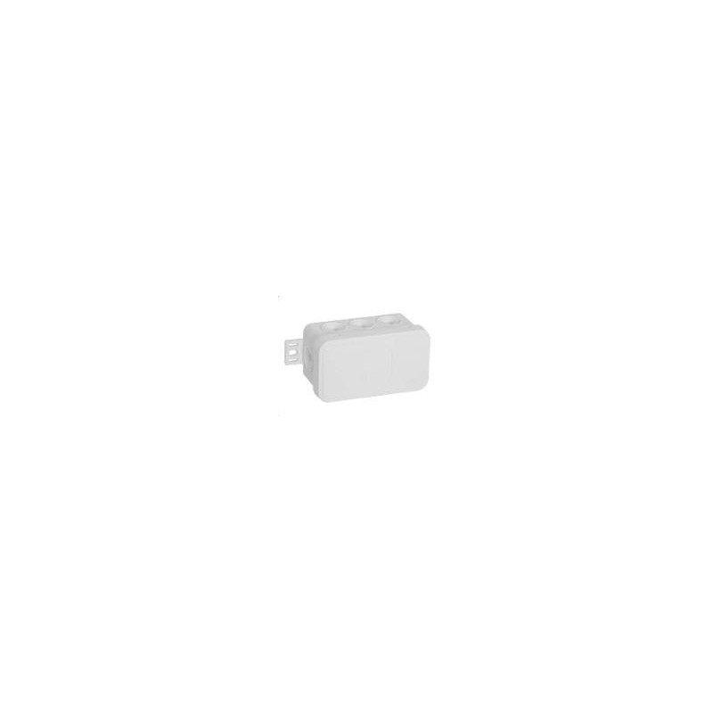 Puszka natynkowa pusta 8 wlotów VIPLAST V8 klik BIAŁA IP54 80x45x41mm 038-01