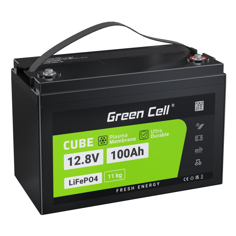 AKUMULATOR LITOWO-ŻELAZOWO-FOSFORANOWY LiFePO4 Green Cell 12V 100Ah