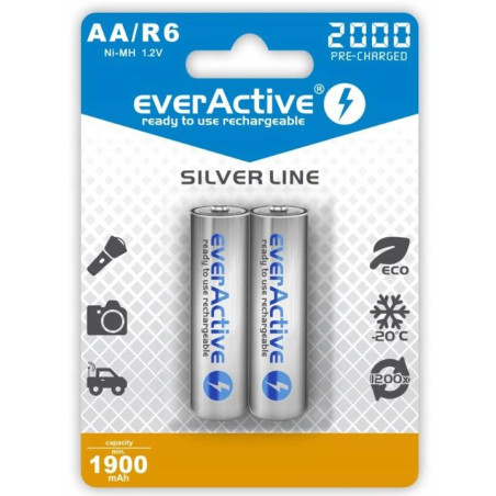 Akumulatorki R6 / AA Ni-MH everActive 2000mAh (box 2 szt.)