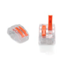 ZŁĄCZKA DO PRZEWODÓW ZATRZASKOWA 0,2-4,0mm2 PC-232 2GNIAZDA (1szt.)