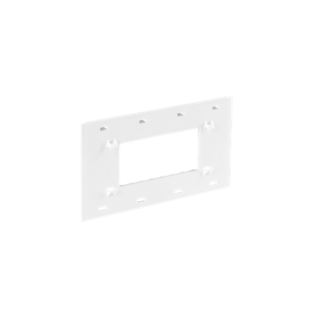 Support poczwórny 4M pod gniazda do listew elektroinstalacyjnych 90x60 lub 90x40 (1szt.)