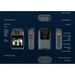Kamera nasobna Hytera SC580 SL 32GB
